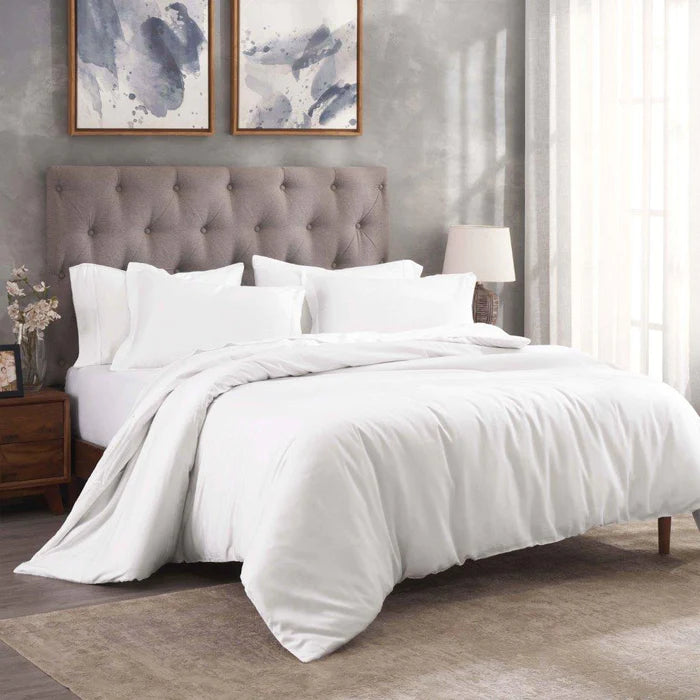 Premium 300 Thread Count Modal Duvet Cover Set - Soft & Breathable Beechwood Fabric - Perfect for Bedroom, Hotel, and Guest Room Comfort