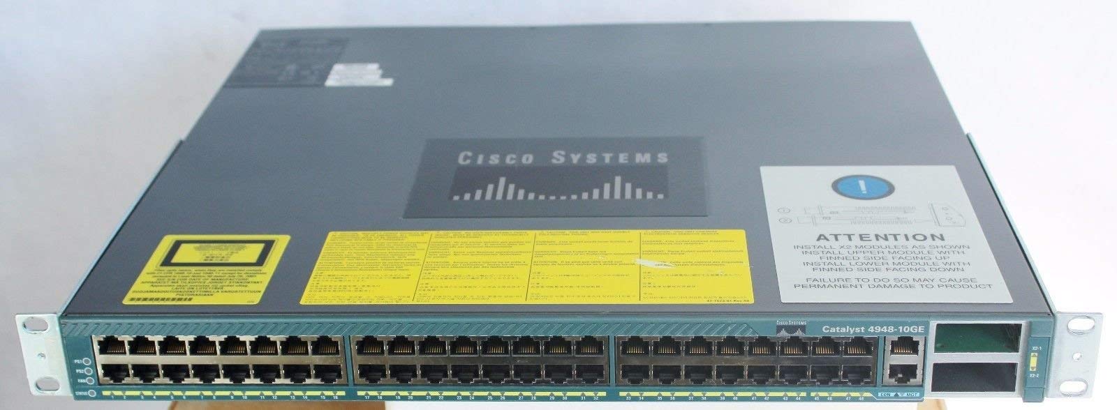 Refurbished Cisco Catalyst WS-C4948-10GE 48-Port Gigabit Ethernet Switch | High-Speed Network Switch for Data Centers, Offices & Enterprise Networks | Reliable Renewed Networking Equipment for Seamless Connectivity