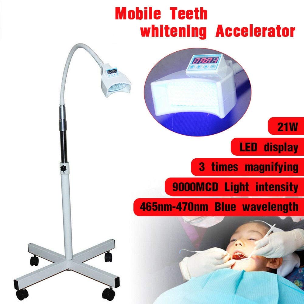 RANZIX LED Teeth Whitening Lamp - 9000MCD 21W Professional Dental Bleaching Light for Brighter Smile | Perfect for Home Use, Travel & Gifts