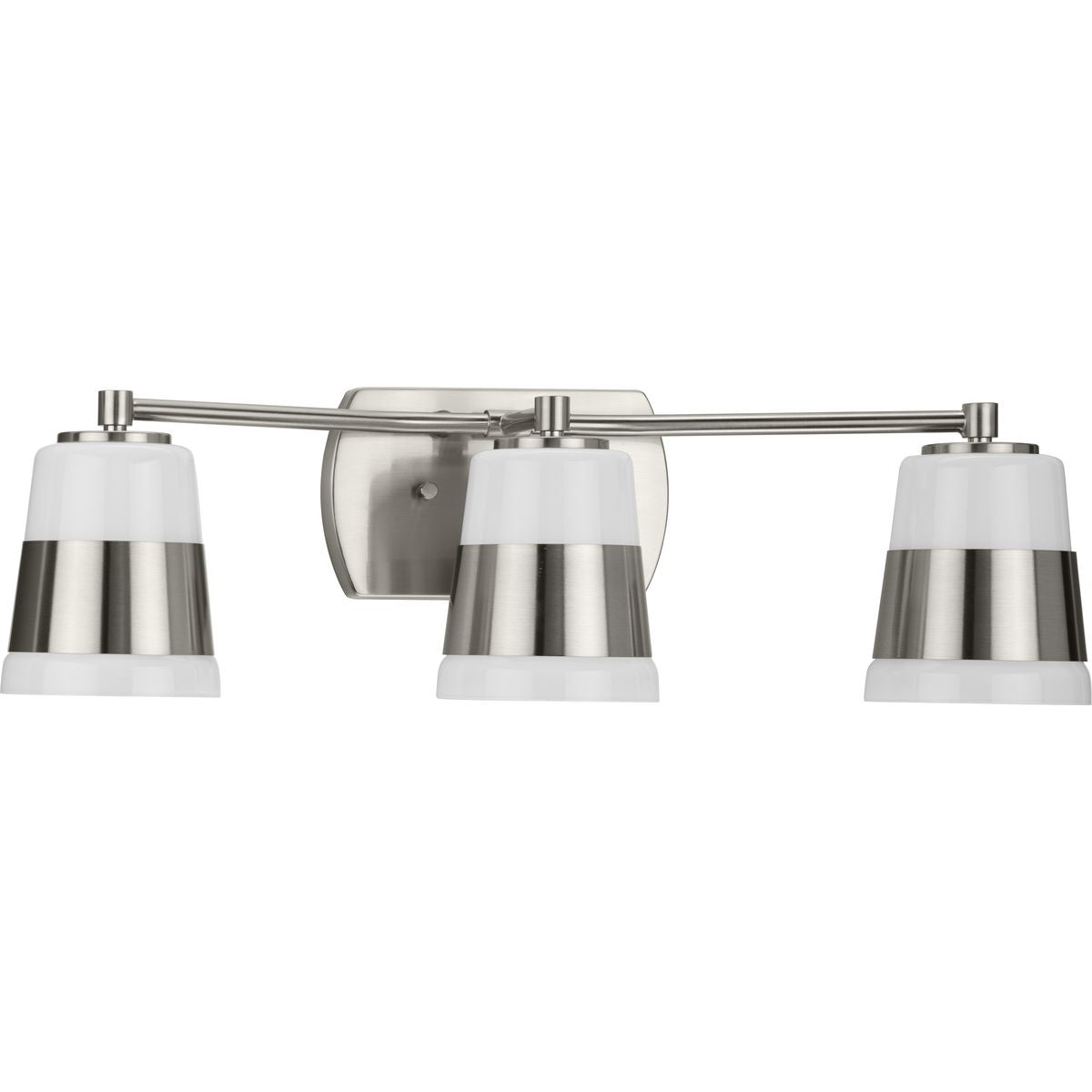 Haven Collection 3-Light Opal Glass Bathroom Vanity Light Fixture - Perfect for Modern Bathrooms, Powder Rooms & Spa-Like Retreats