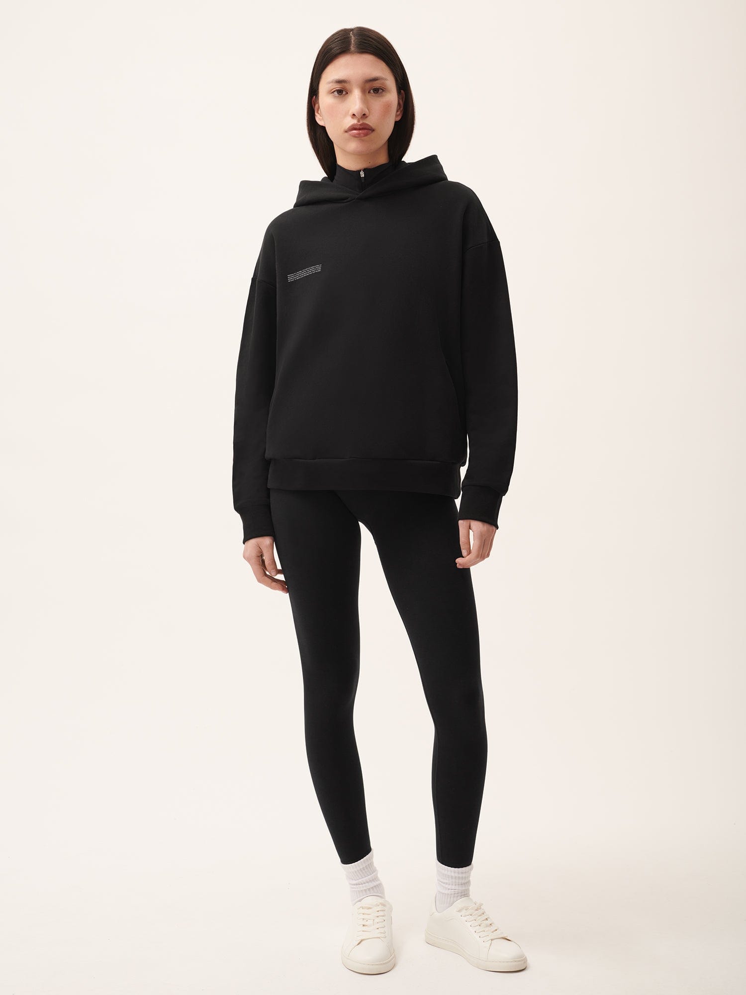 Women's 365 Midweight Hoodie - Soft Fleece Pullover Sweatshirt with Kangaroo Pocket, Black | Perfect for Casual Wear, Gym, and Outdoor Activities