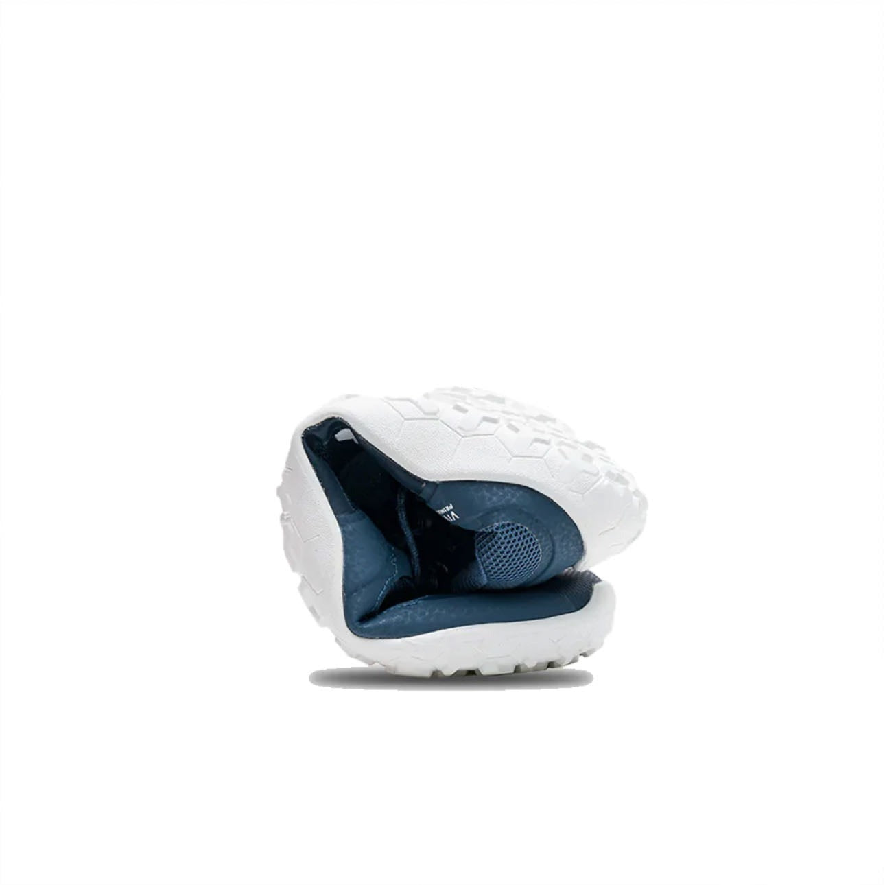Vivobarefoot Women's Primus Trail II FG Barefoot Shoes - Deep Sea Blue & White | Minimalist Trail Running & Hiking Shoes for Natural Movement
