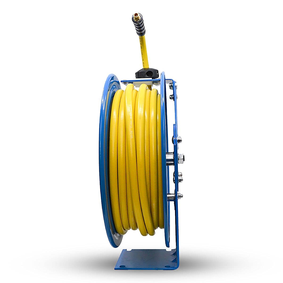 Oil Shield 18ga. Heavy Duty Retractable Air Hose Reel - 3/8