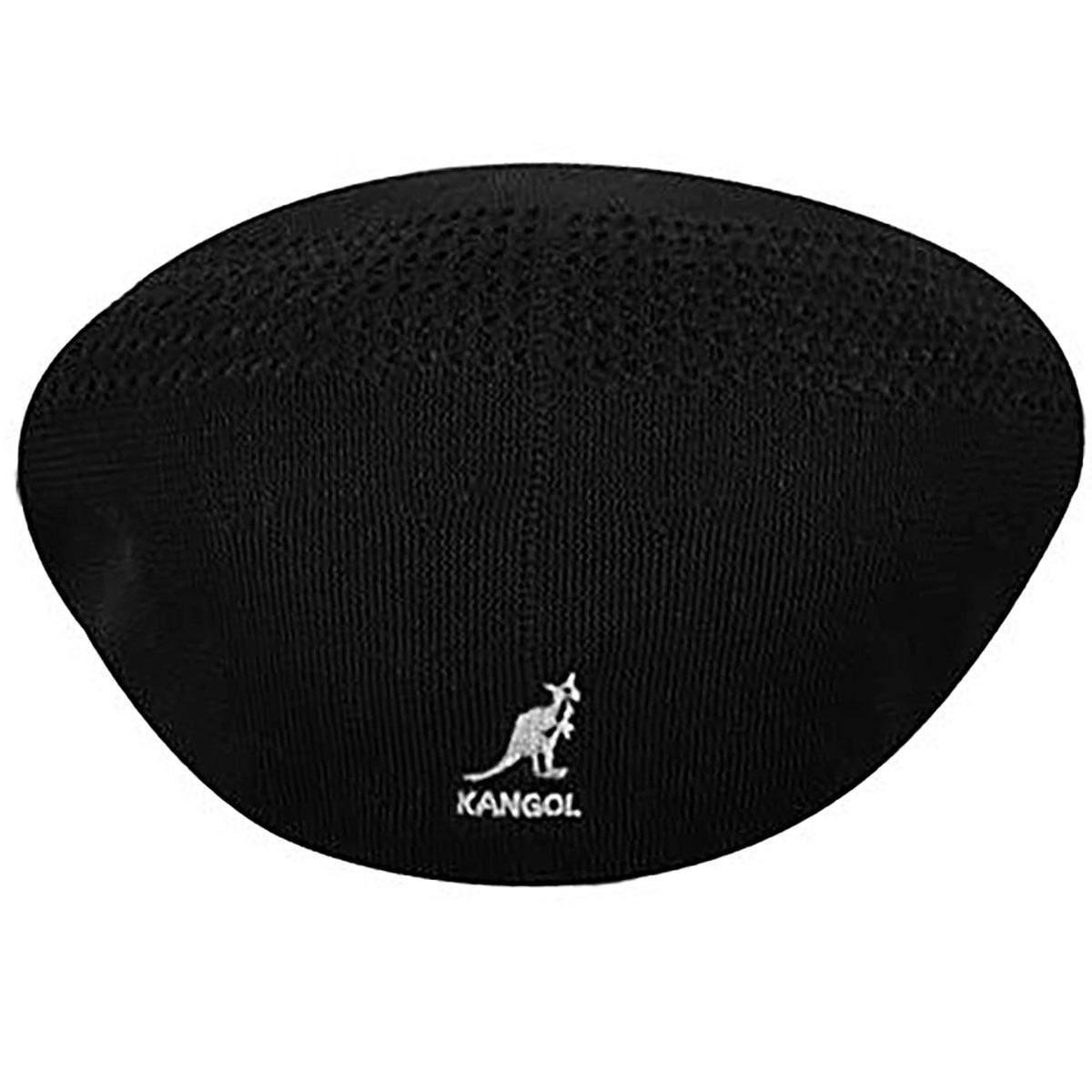 KANGOL Men's Tropic Ventair Hat - Black | Breathable Summer Sun Hat for Outdoor Activities, Beach, Hiking & Travel
