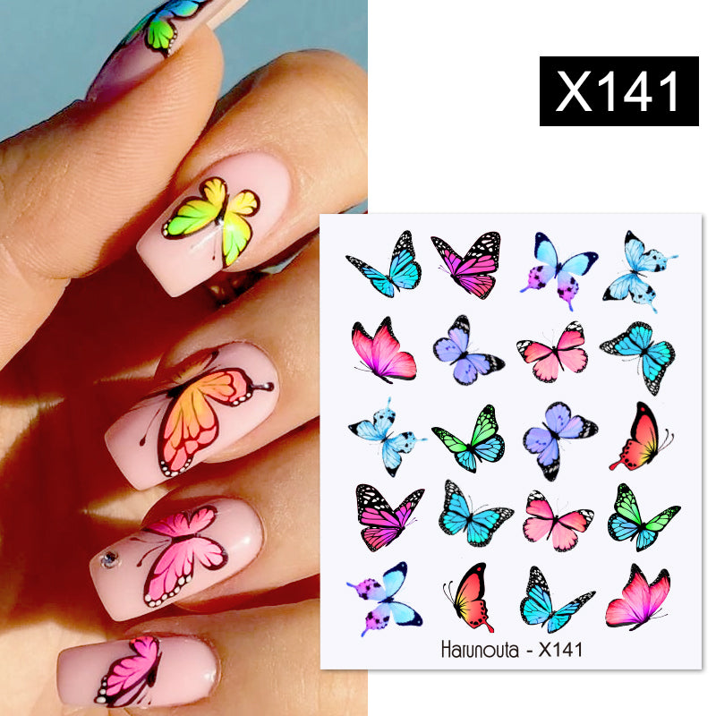 Premium Water Decals Nail Stickers - 136 Unique Designs for DIY Nail Art | Perfect for Home Manicures, Parties & Gifts