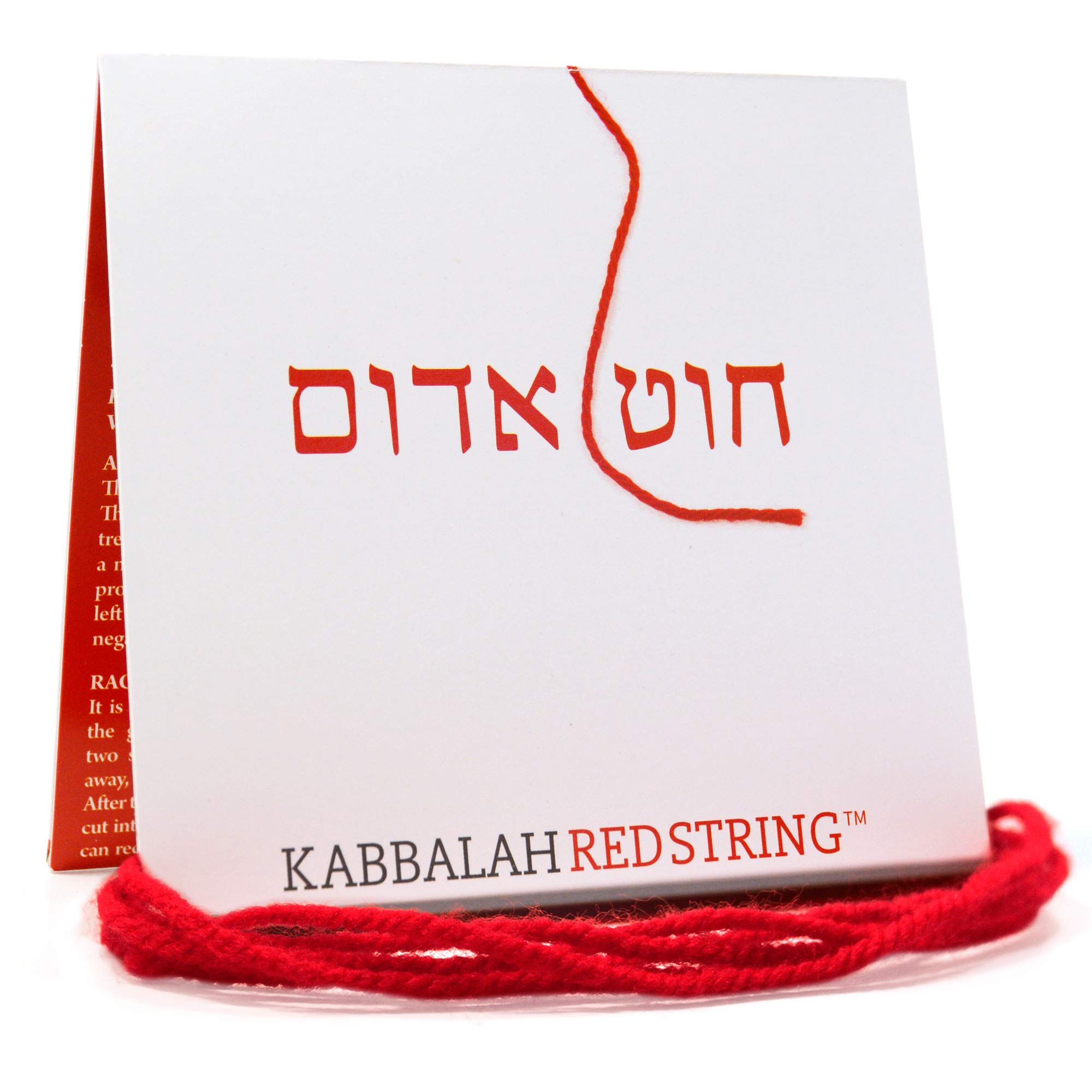 Original Kabbalah Red String Bracelet from Israel - 60 Inch Red String for 7 Evil Eye Protection Bracelets - Includes Prayer, Blessing & Instructions - Perfect for Spiritual Protection, Gifts & Daily Wear