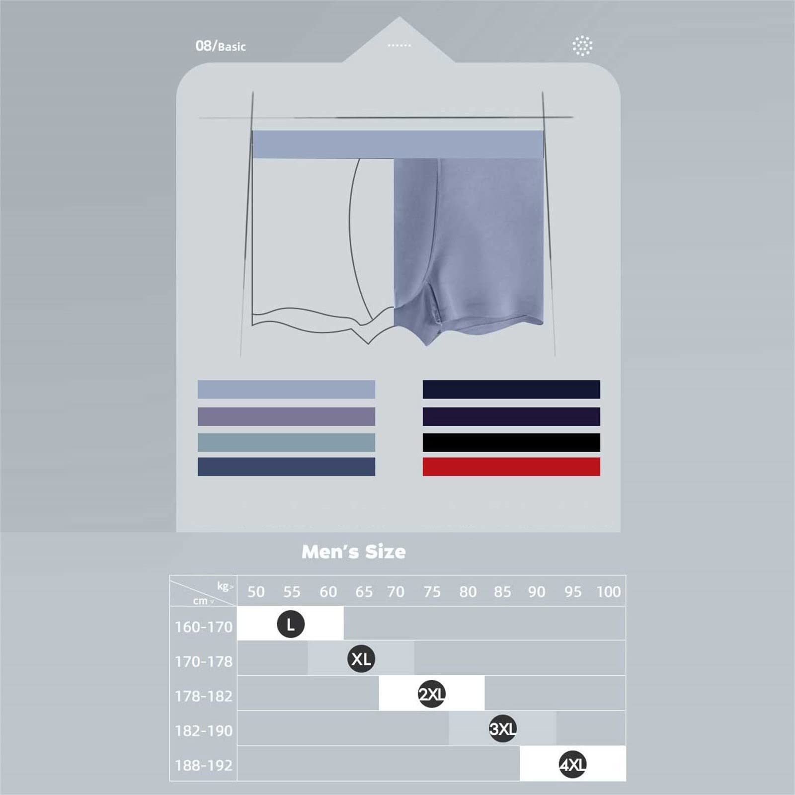 Premium Men's Seamless Ice Silk Underwear - Quick Drying, Breathable Wedding Briefs for Comfort & Style - Perfect for Daily Wear, Special Occasions & Travel