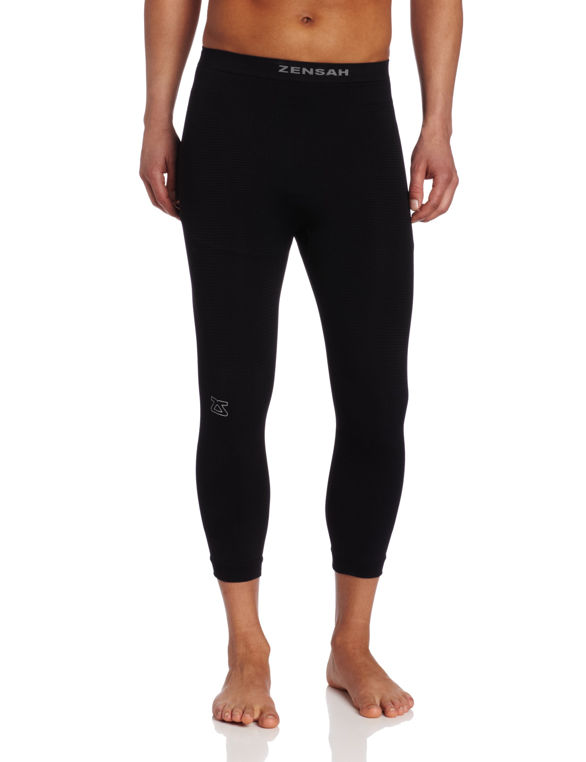 Zensah Recovery Capris 3/4 Compression Tights for Women & Men - Running, Workout, Basketball & Sports Performance - Post-Exercise Muscle Support & Recovery