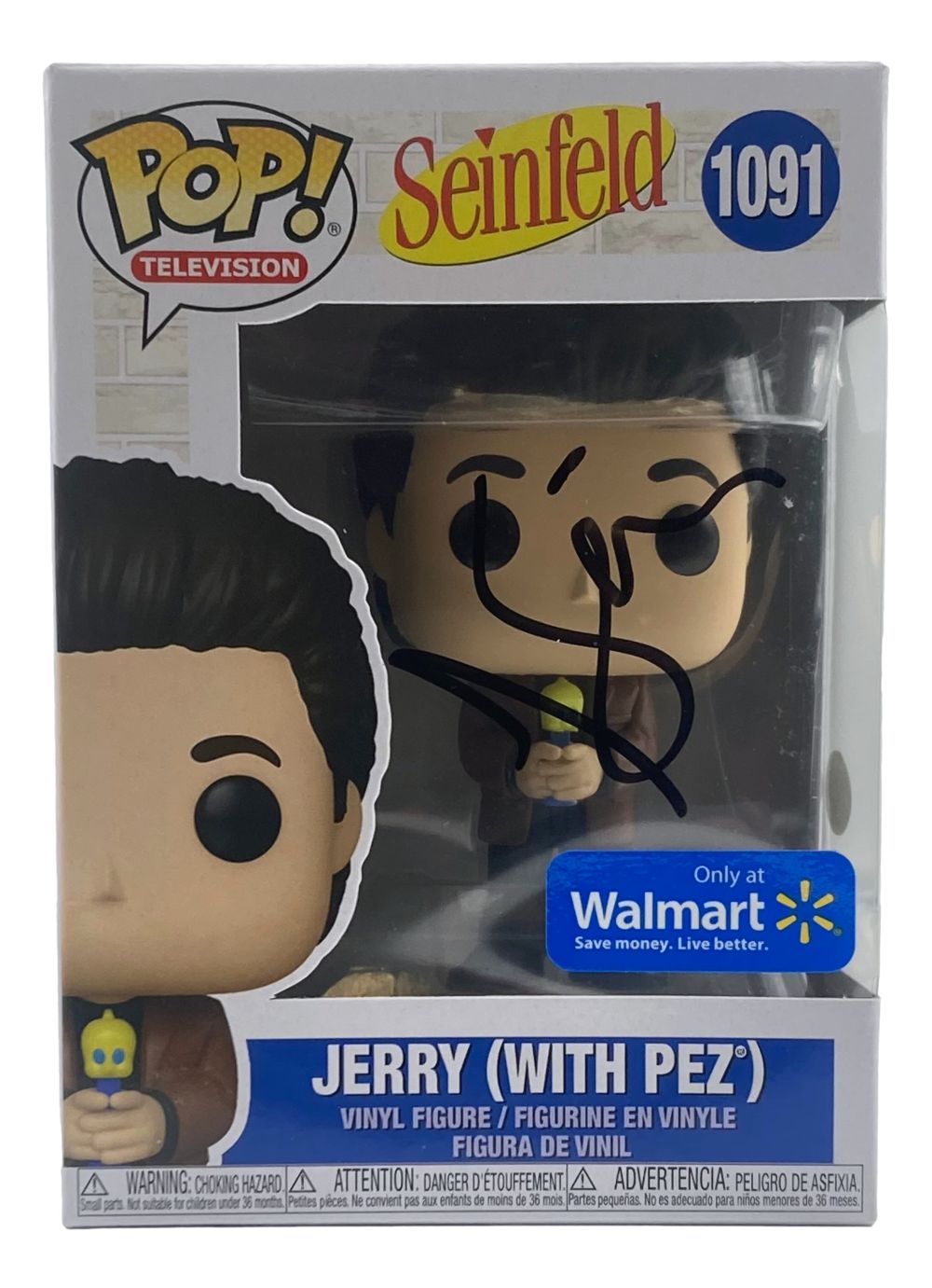 Jerry Seinfeld Signed Seinfeld Funko Pop #1091 with JSA & PSA COA - Limited Edition Collectible for TV Show Memorabilia & Pop Culture Fans - Perfect for Display, Gifts, and Comic Conventions