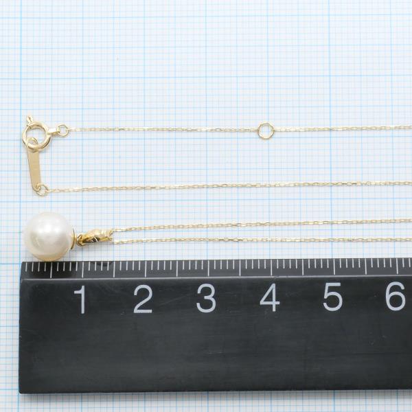18K Yellow Gold Pearl Necklace for Women - Elegant & Timeless Jewelry Gift for Wedding, Anniversary & Special Occasions