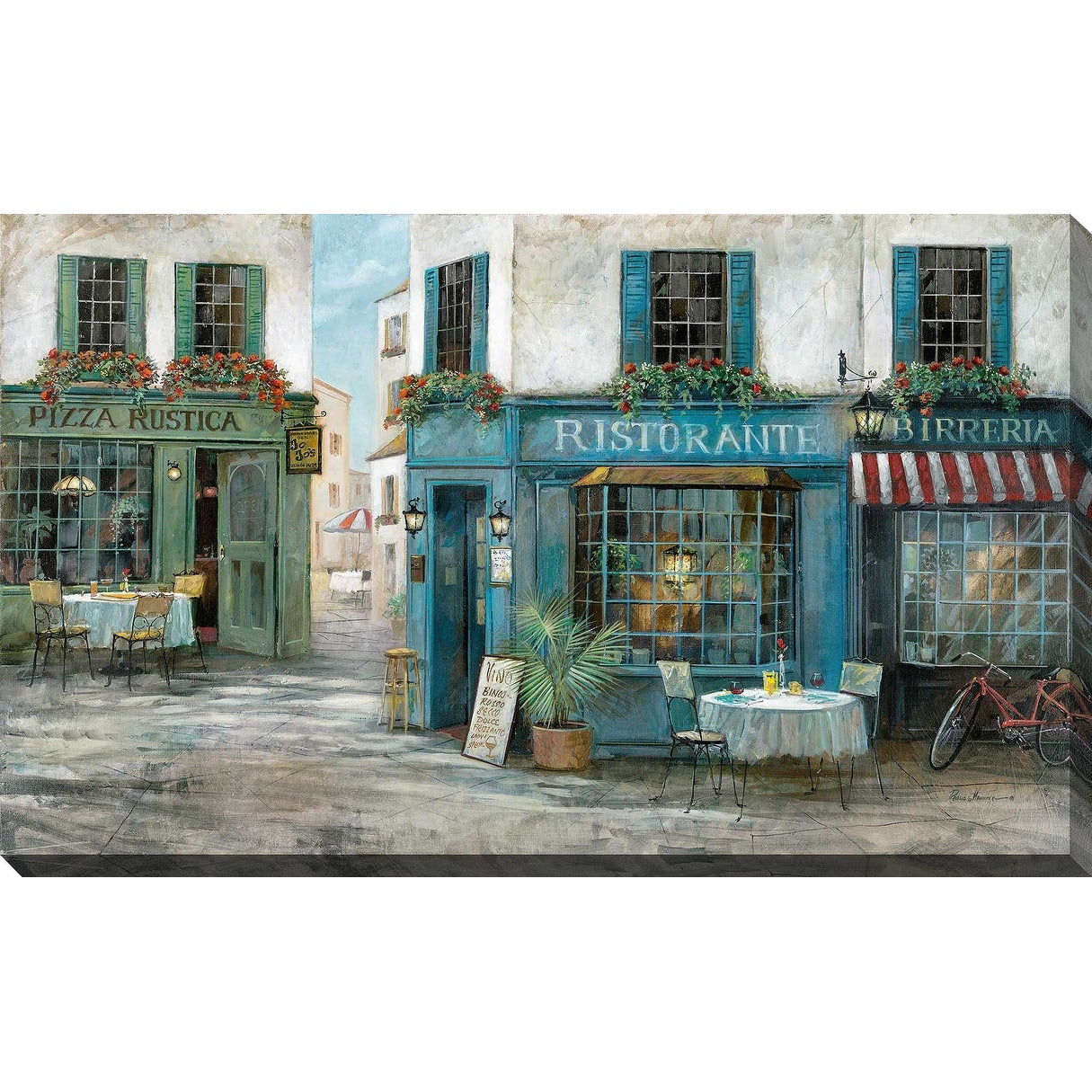 Birreria by Ruane Manning - Premium Canvas Wall Art Print for Home & Office Decor | Perfect for Living Room, Bedroom & Dining Room
