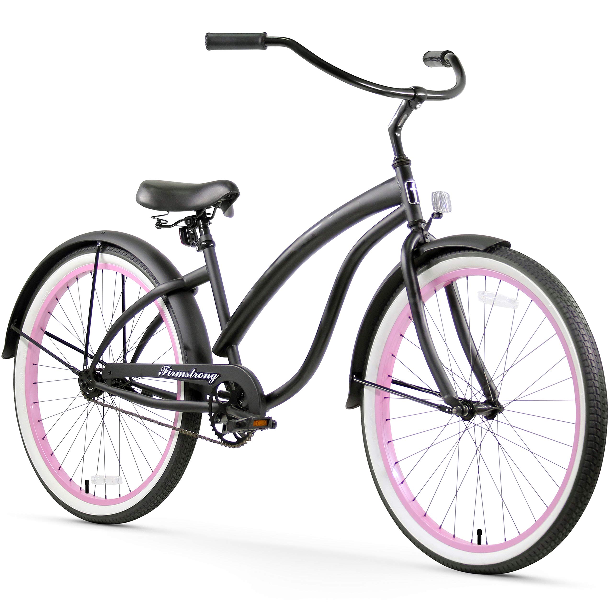Firmstrong Bella Fashionista Beach Cruiser Bicycle for Women - Comfortable 7-Speed Commuter Bike with Classic Retro Design - Perfect for Beach Rides, City Cruising & Leisure Cycling