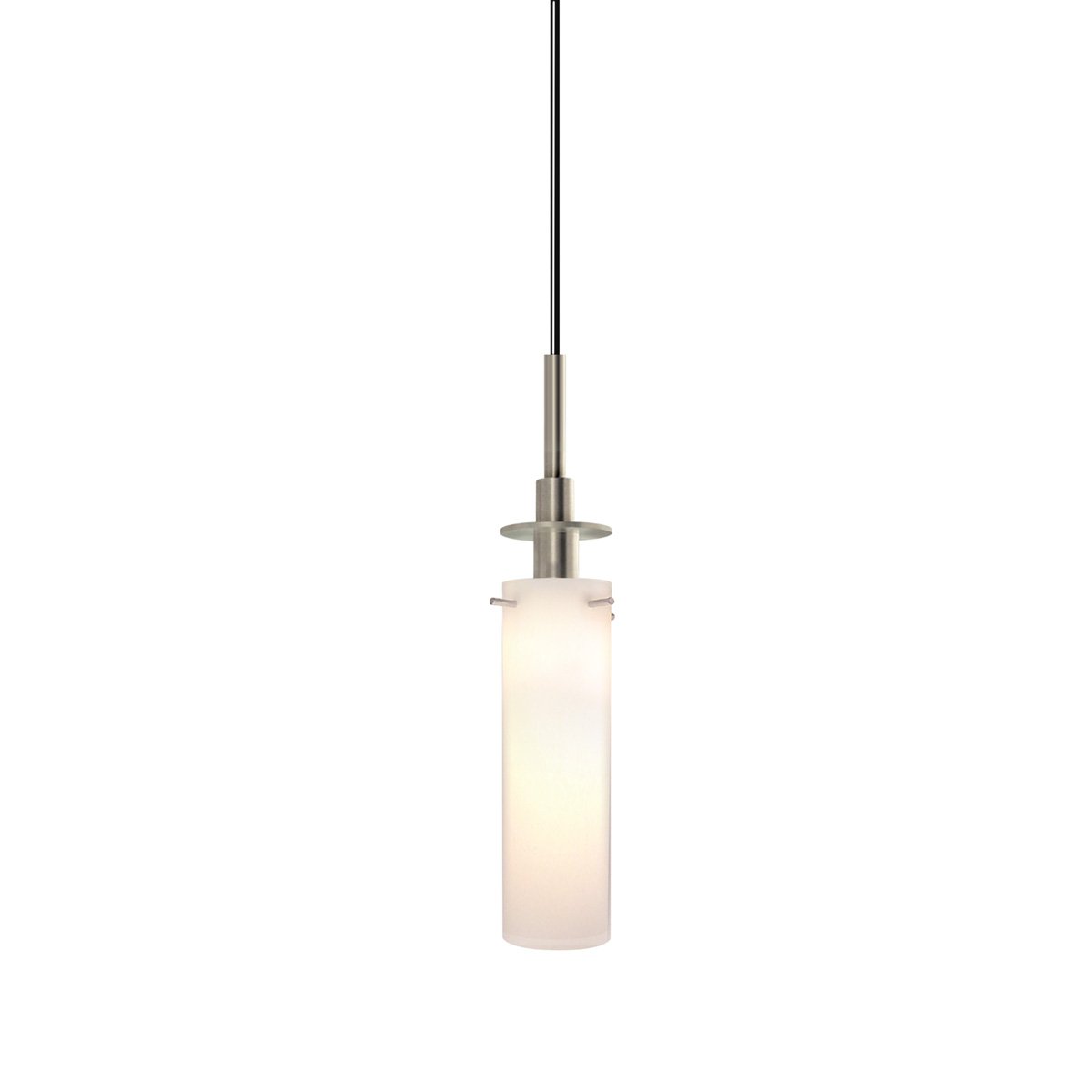 Sonneman 3030-13 Modern One Light Pendant - Elegant Candle Style Chandelier for Dining Room, Kitchen Island & Bedroom Lighting