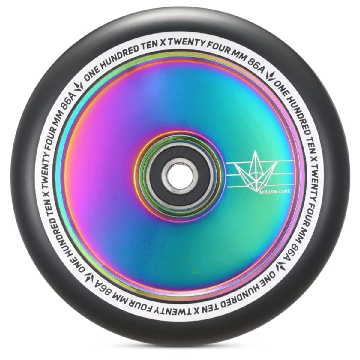 Envy Hollow Core Wheels 110mm - High Performance Skateboard Wheels for Smooth Rides on Streets & Parks