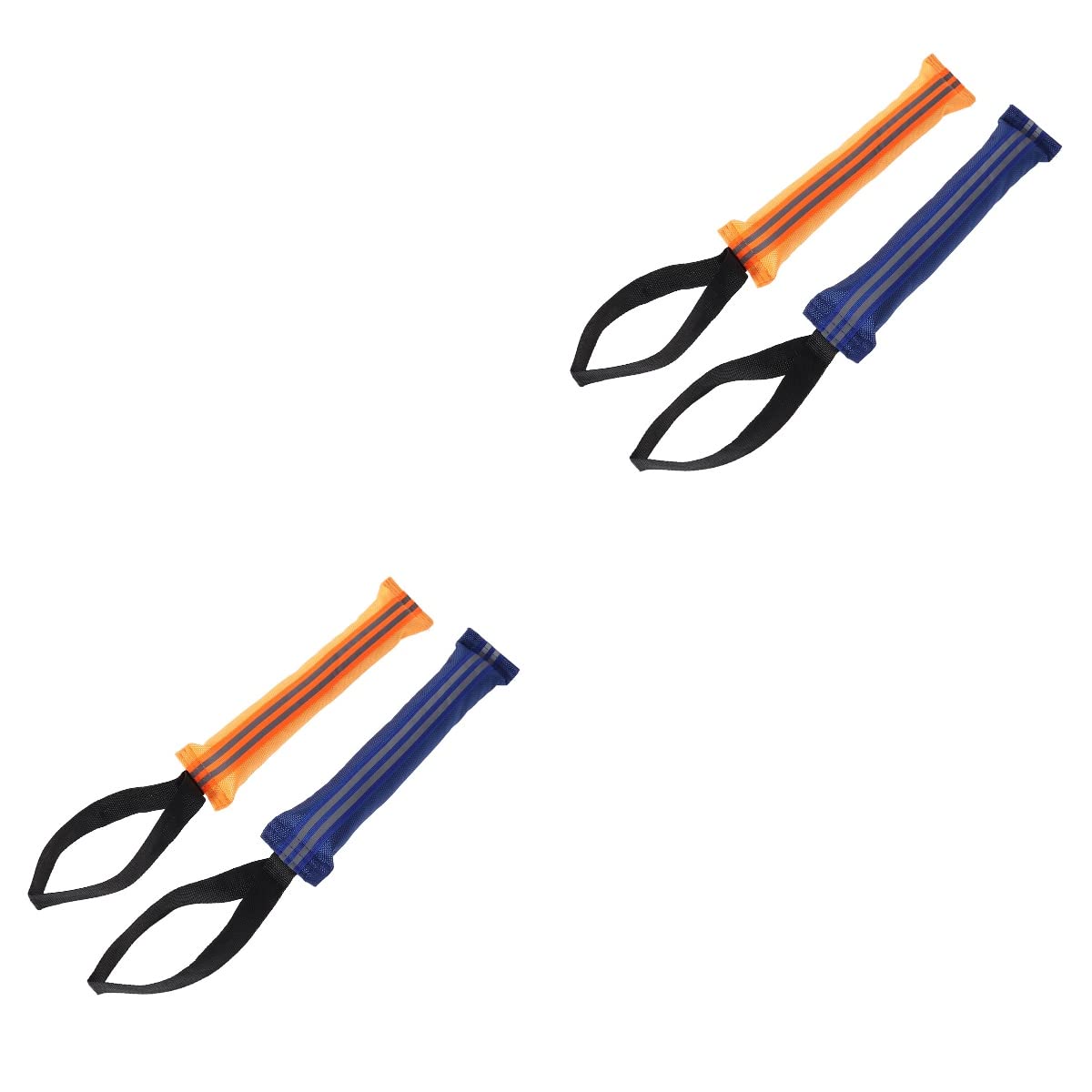 Durable Mipcase 4-Piece Dog Tug Toy Set - Strong Bite-Resistant Pillow & Pull Training Toys for Aggressive Chewers | Perfect for Interactive Play, Tug-of-War & Puppy Training