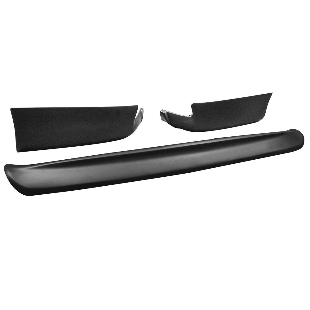 FREEMOTOR802 Rear Bumper Lip Spoiler for 2011-2013 Toyota Corolla - Unpainted Black PP Material - Enhances Style & Aerodynamics for Sedans