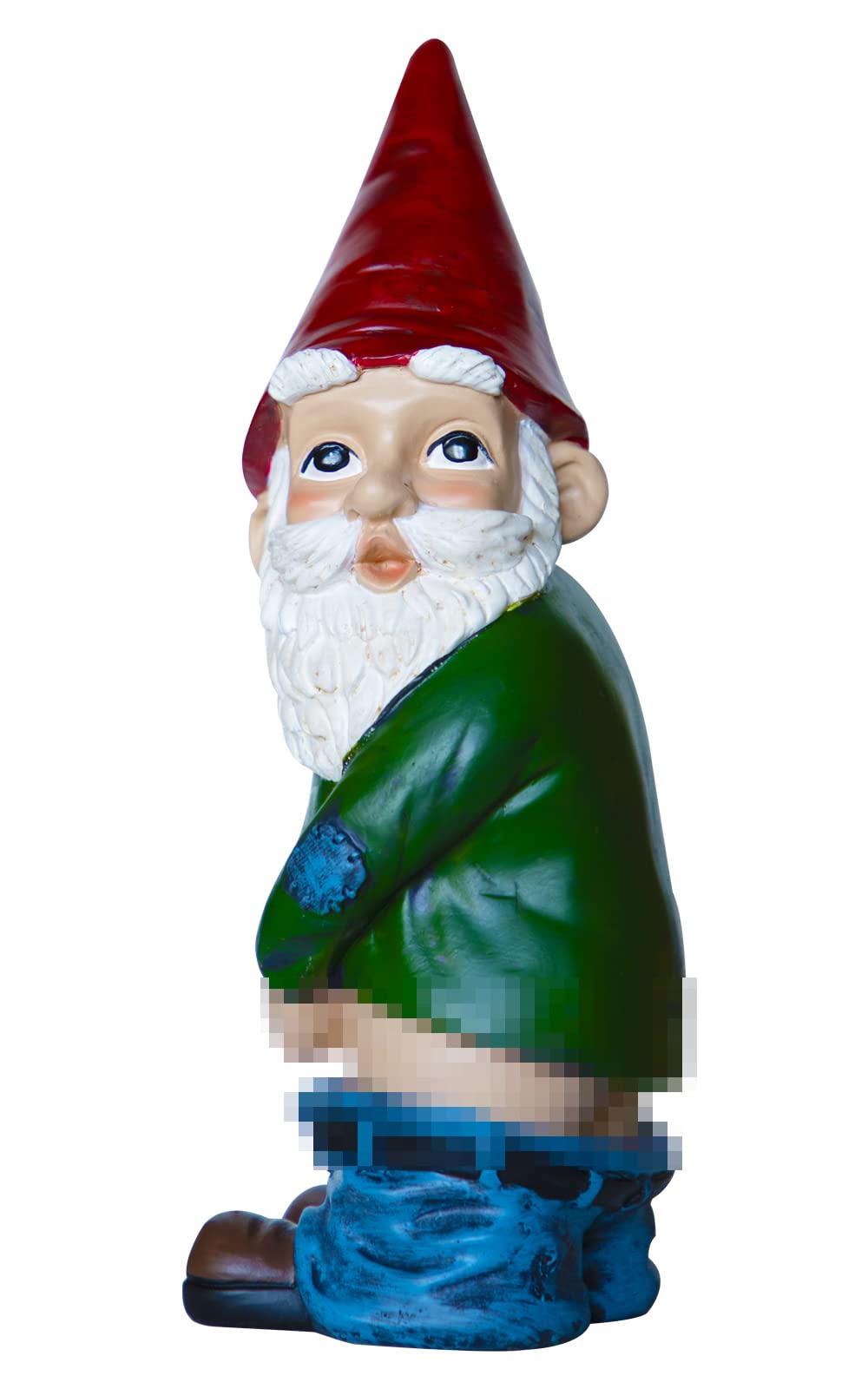 10.2 Inch Funny Resin Gnome Statue for Garden & Yard Decor - Outdoor Lawn Ornament, Gardening Gift for Home & Patio - Perfect for Halloween, Christmas & Seasonal Displays