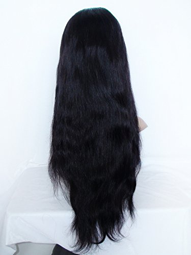 8 Inch Brazilian Virgin Remy Human Hair Wigs for Black Women - Natural Straight #1B Hair Extensions for African American Women | Perfect for Daily Wear, Cosplay & Special Occasions