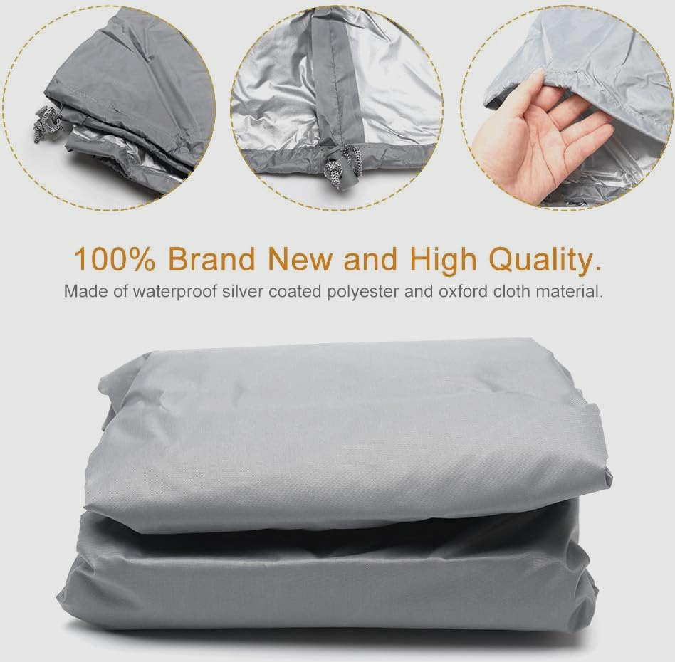 Waterproof Patio Hanging Chair Cover - 230x200cm Cocoon Egg Chair Protector for Rattan Wicker Swing Seats | Outdoor Furniture Protection for Double Swinging Chairs | Perfect for Backyard, Garden & Poolside Use