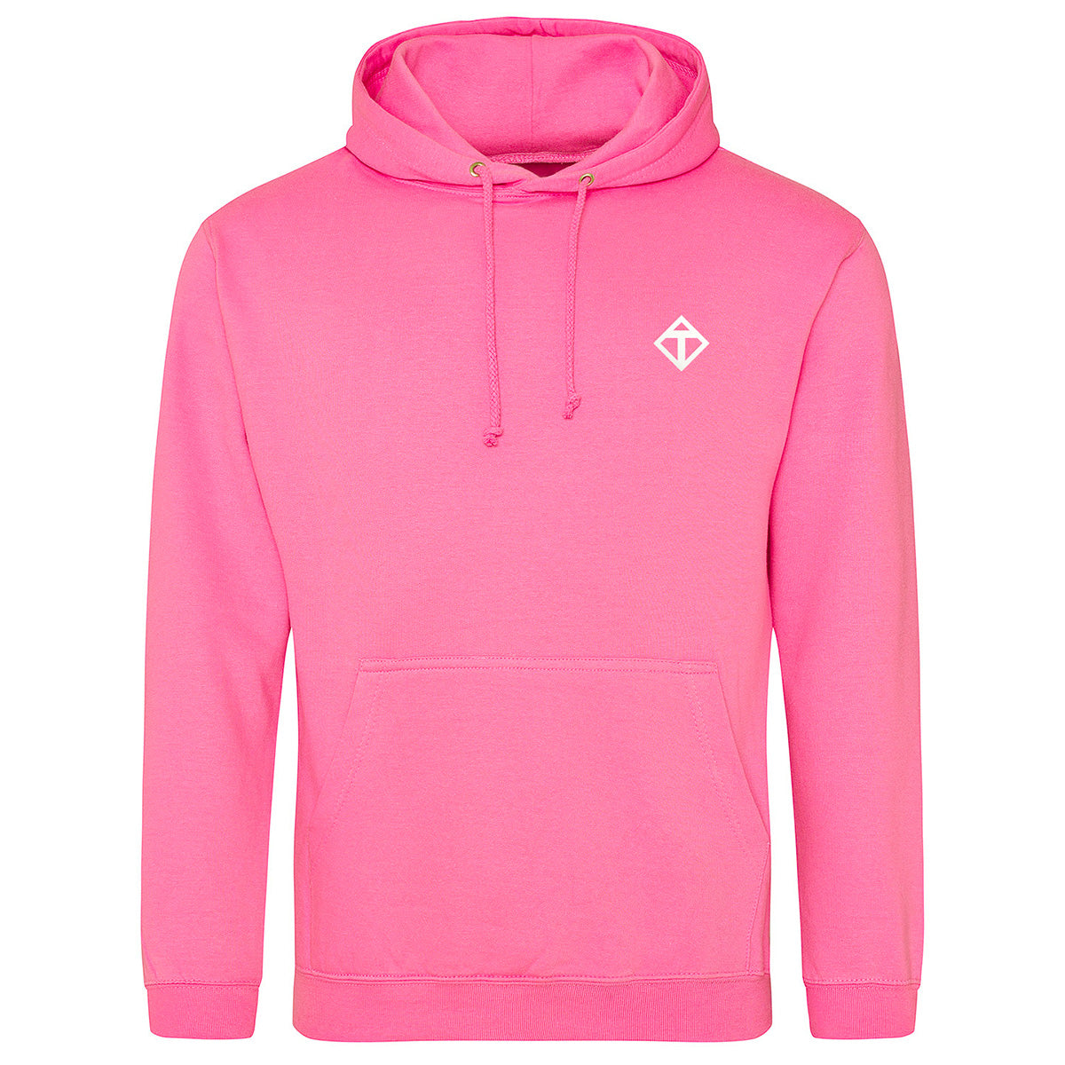 Pink Diamond Hoodie for Women - Soft Fleece Pullover Sweatshirt with Hood - Cozy Winter Fashion for Casual Wear & Outdoor Activities