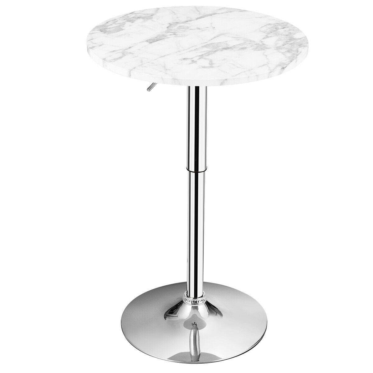 2PCS Round Pub Table Set - 30 Inch Counter Height Bar Table for Outdoor Patio, Coffee Bar & Home Decor - Durable Metal Frame & Tempered Glass Top - Perfect for Backyard, Garden, and Restaurant Use