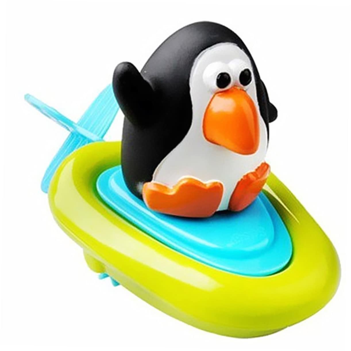 HEMOTON 6-Pack Wind-Up Bath Toys for Kids - Fun Floating Rubber Duck & Animal Bath Time Play Set - Perfect for Toddler Bathtime, Pool Parties & Sensory Water Play