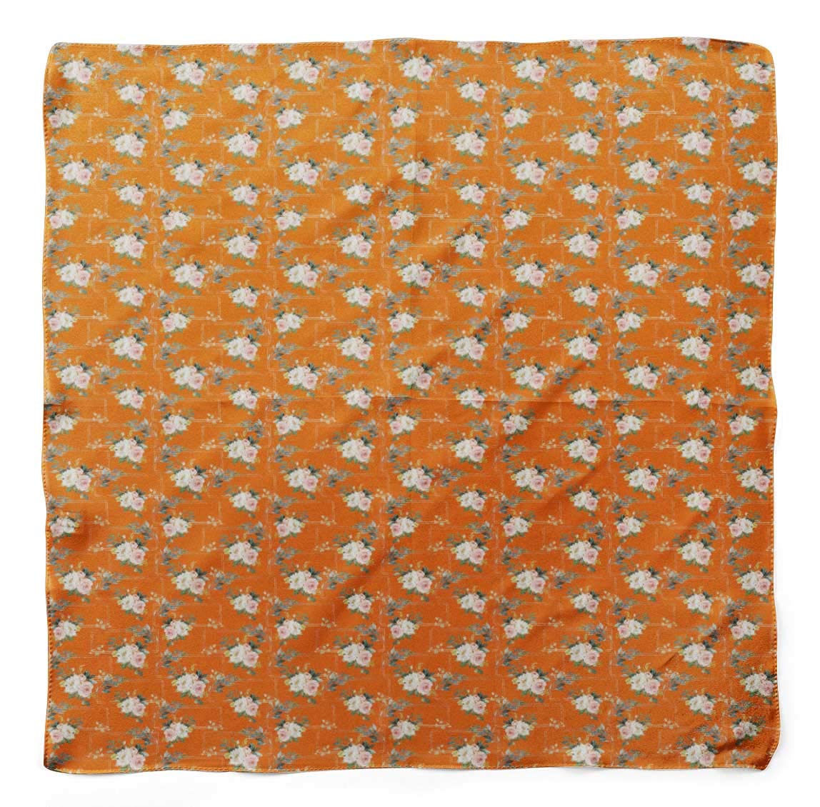 Bimba Pure Silk Printed Head Bandanas & Summer Neck Scarves for Women - Fashionable Hair Accessories & Sun Protection for Outdoor Activities