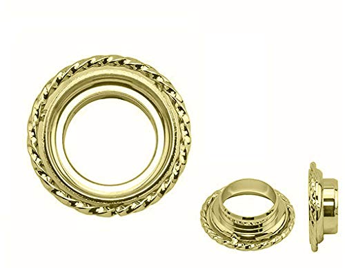 Lowrider Bike Square Twisted Headset Cup - Gold Finish for Custom Bike Builds & Urban Cruising