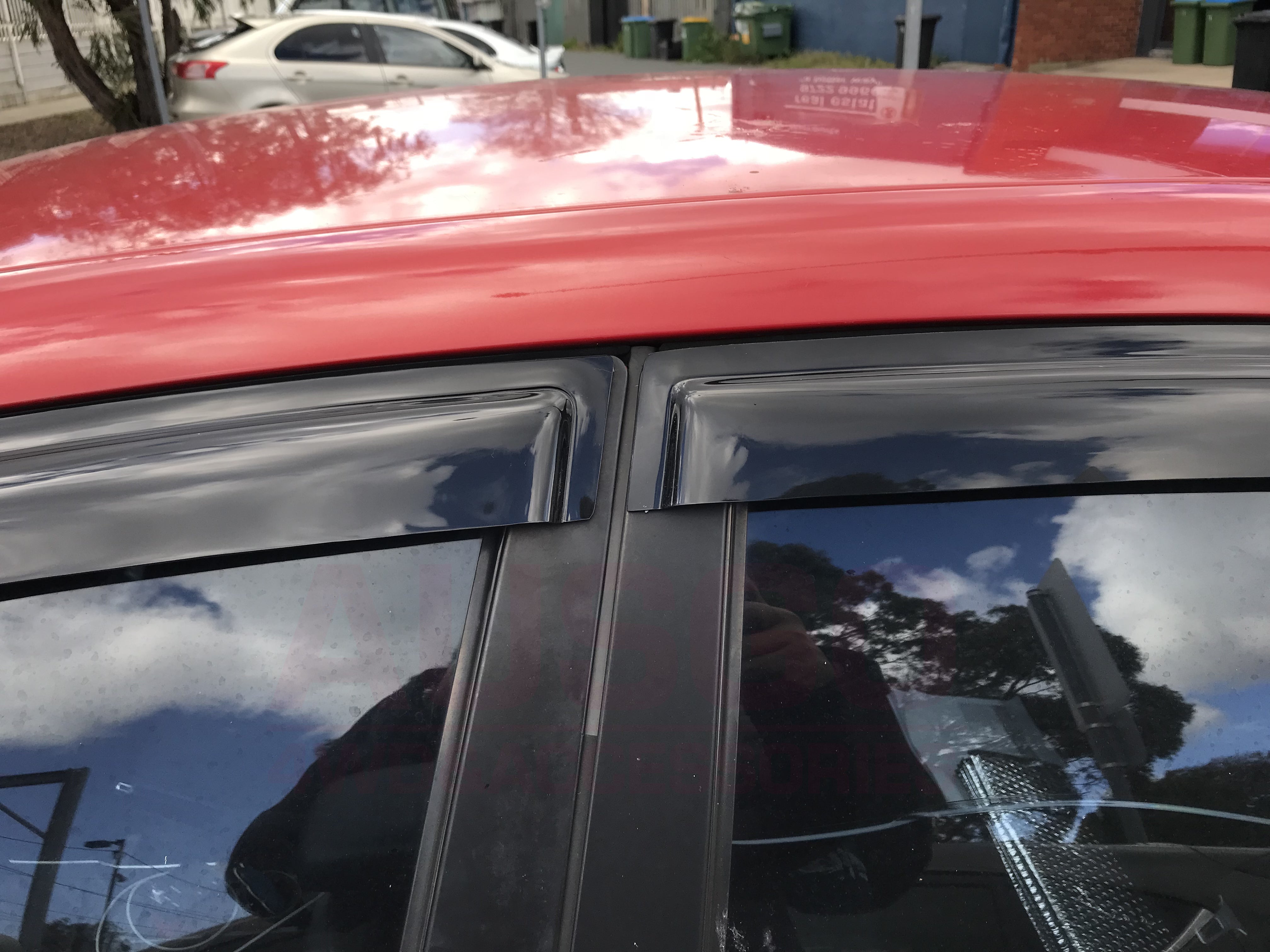 2002-2007 Mazda 6 GG Sedan Car Window Weather Shields - Rain Guards & Wind Deflectors for All-Weather Protection (Perfect for Rainy Days & Highway Driving)
