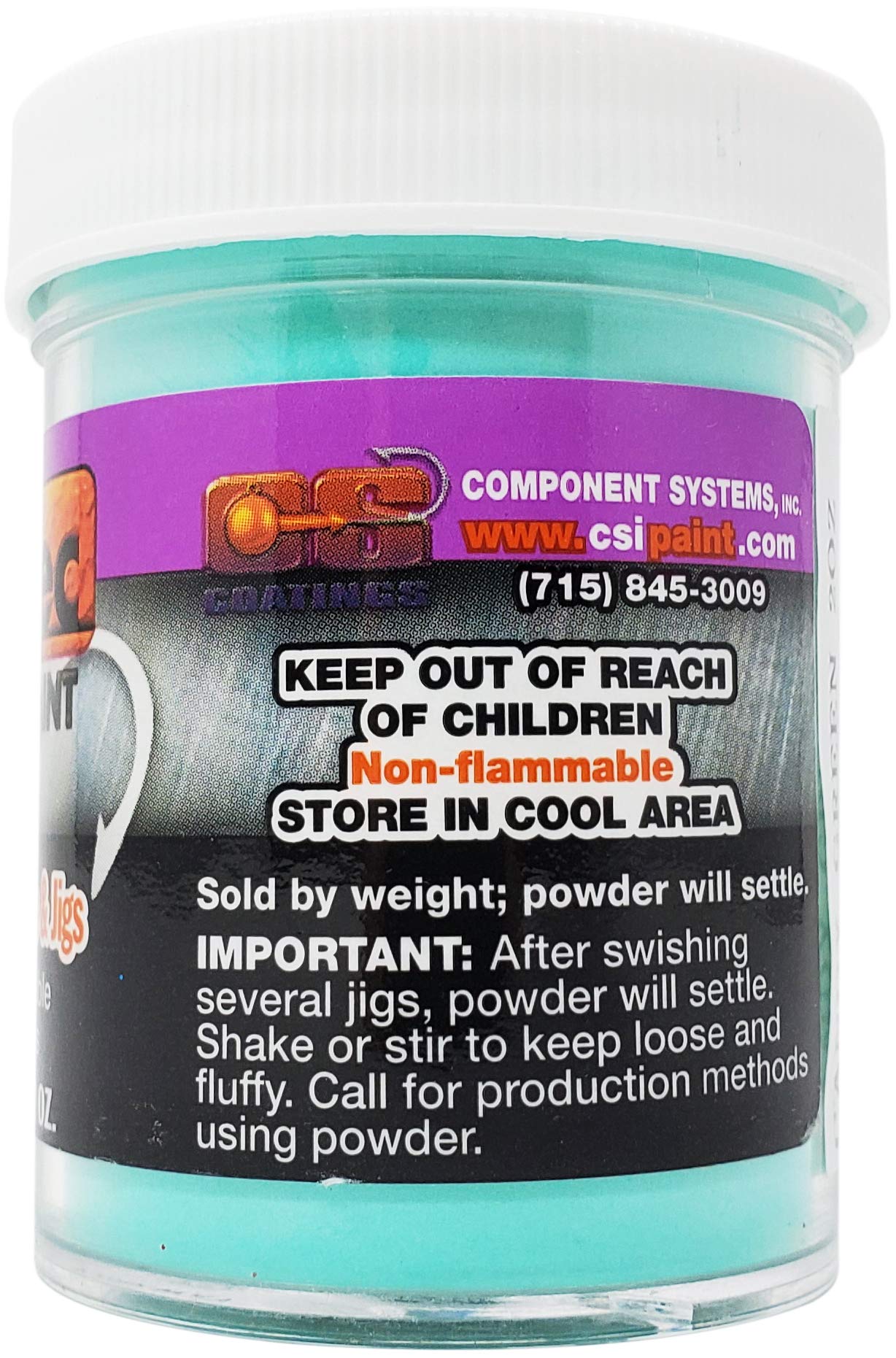Pro-Tec Powder Paint for Jigs and Lures - Durable Jig Head & Fishing Lure Paint Kit - Perfect for Bass, Walleye, and Saltwater Fishing Lures