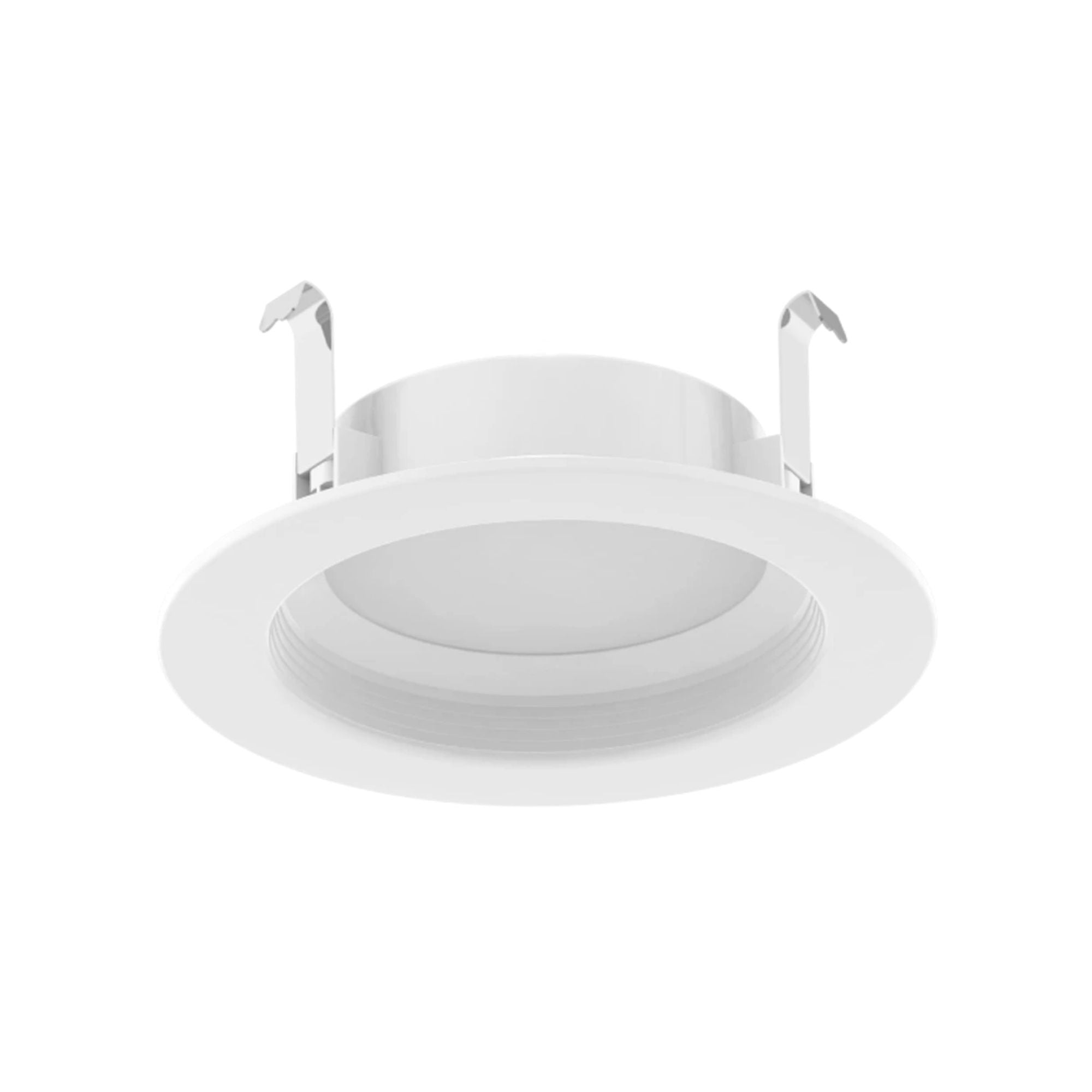4 Inch R34 Retrofit LED Recessed Can Light - 700 Lumens, CCT Adjustable (2700K-5000K), Round Baffle Trim - Energy Efficient Downlight for Living Room, Kitchen & Bedroom Ceiling Lighting