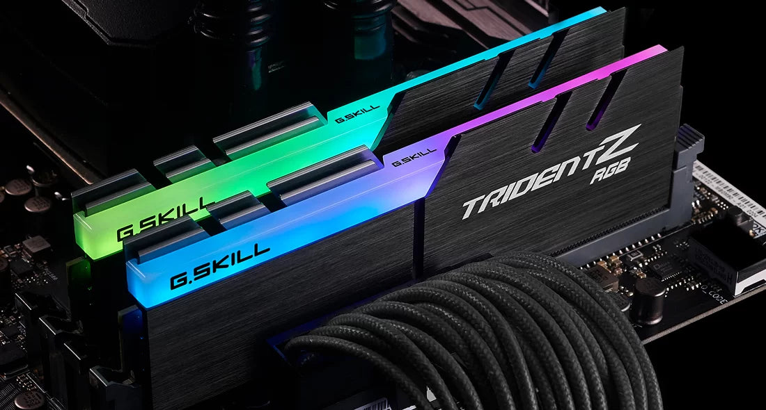 G.SKILL Trident Z RGB 32GB (2x16GB) DDR4 3600MHz CL18 Desktop Memory - High Performance Gaming RAM for PC Builds & Content Creation