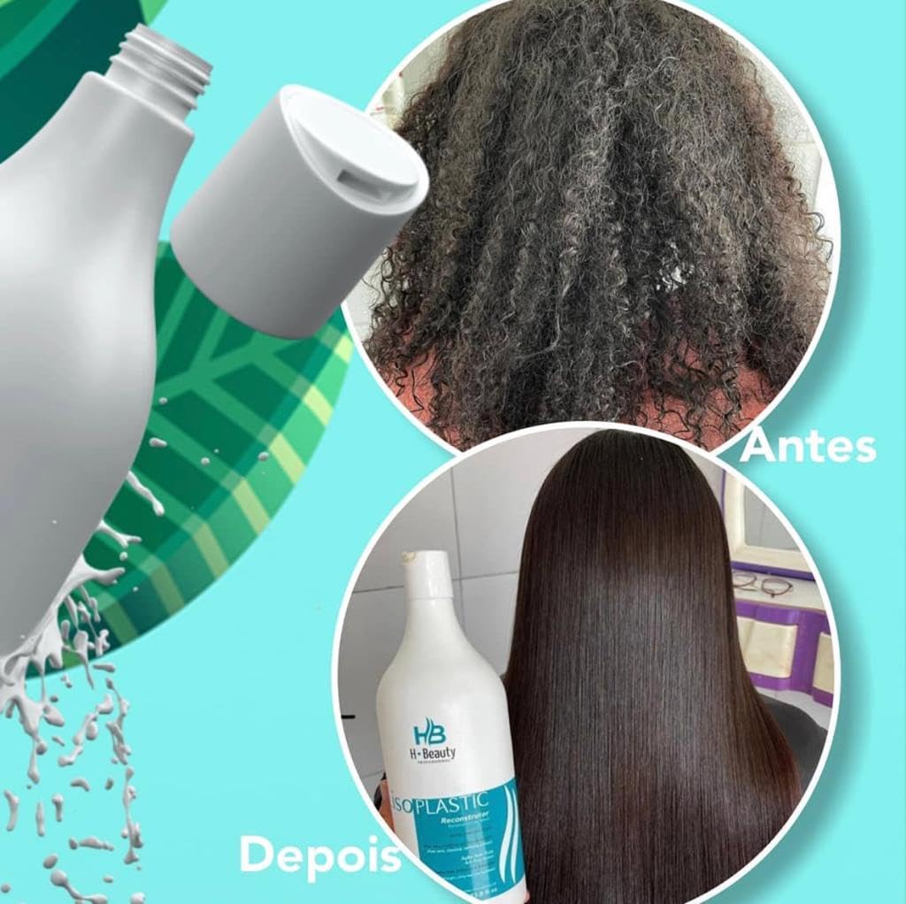 Premium Gourmet Beauty Lisoplastic Hair Reconstructor Treatment - Deep Conditioning for Damaged Hair - Salon-Quality Repair at Home | Perfect for Dry, Frizzy & Chemically Treated Hair