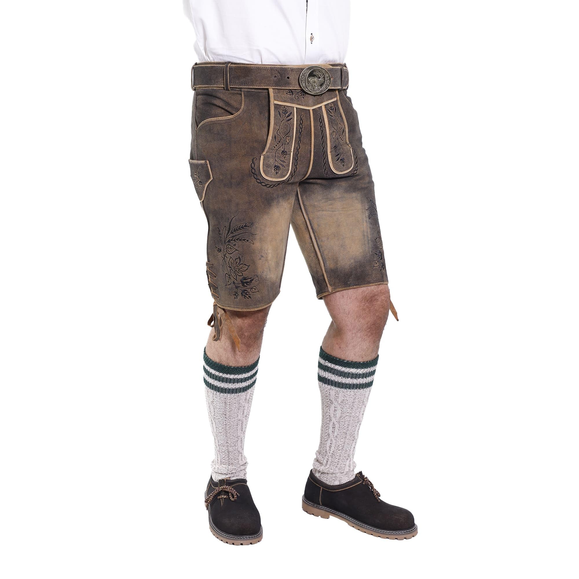 Authentic Bavarian Lederhosen Socks for Men - Premium Knee High Oktoberfest Socks - Perfect for German Beer Festivals, Costume Parties & Bavarian Traditional Outfits