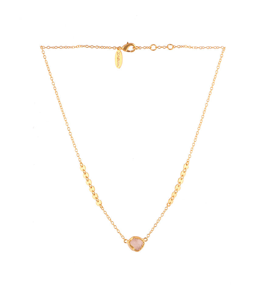 Hint of Stone Necklace - Elegant Natural Gemstone Jewelry for Women | Perfect for Everyday Wear, Gift Giving & Special Occasions