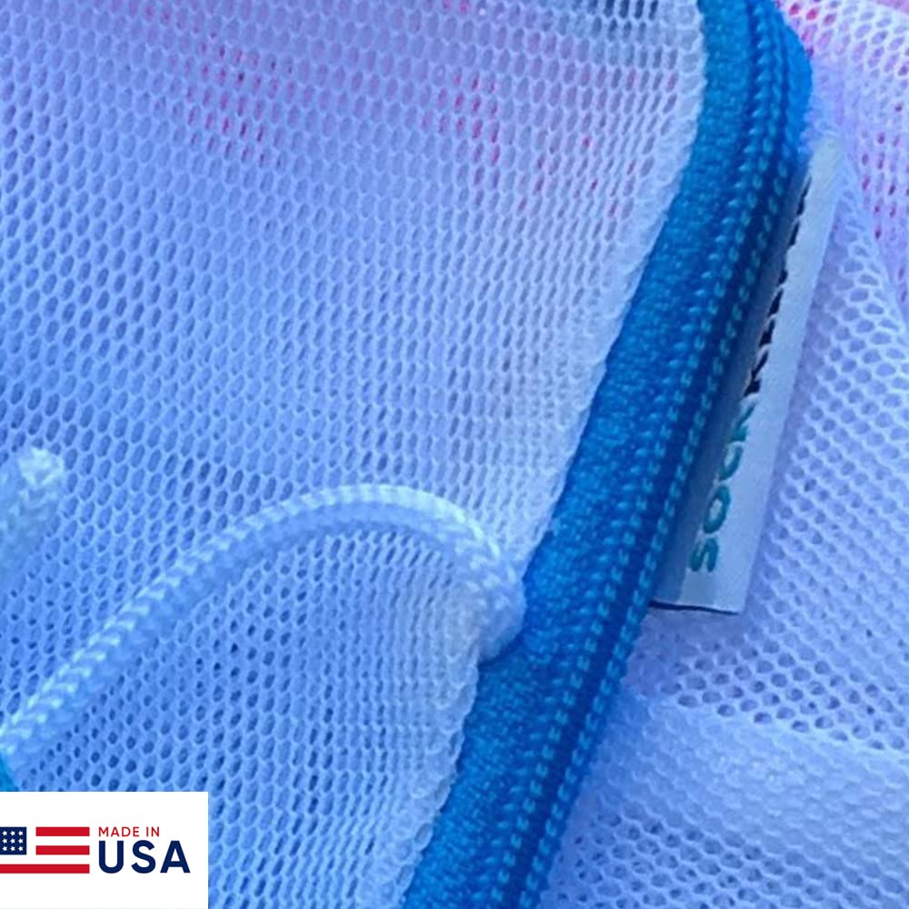Premium Wash Bag for Socks, Delicates & Toys - Machine Washable Storage Organizer for Travel, Laundry & Baby Care