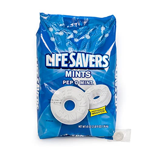 Personalized Wedding Candy LifeSavers Mints - True Blue (320 Count) - Perfect for Wedding Favors, Bridal Showers & Party Decorations