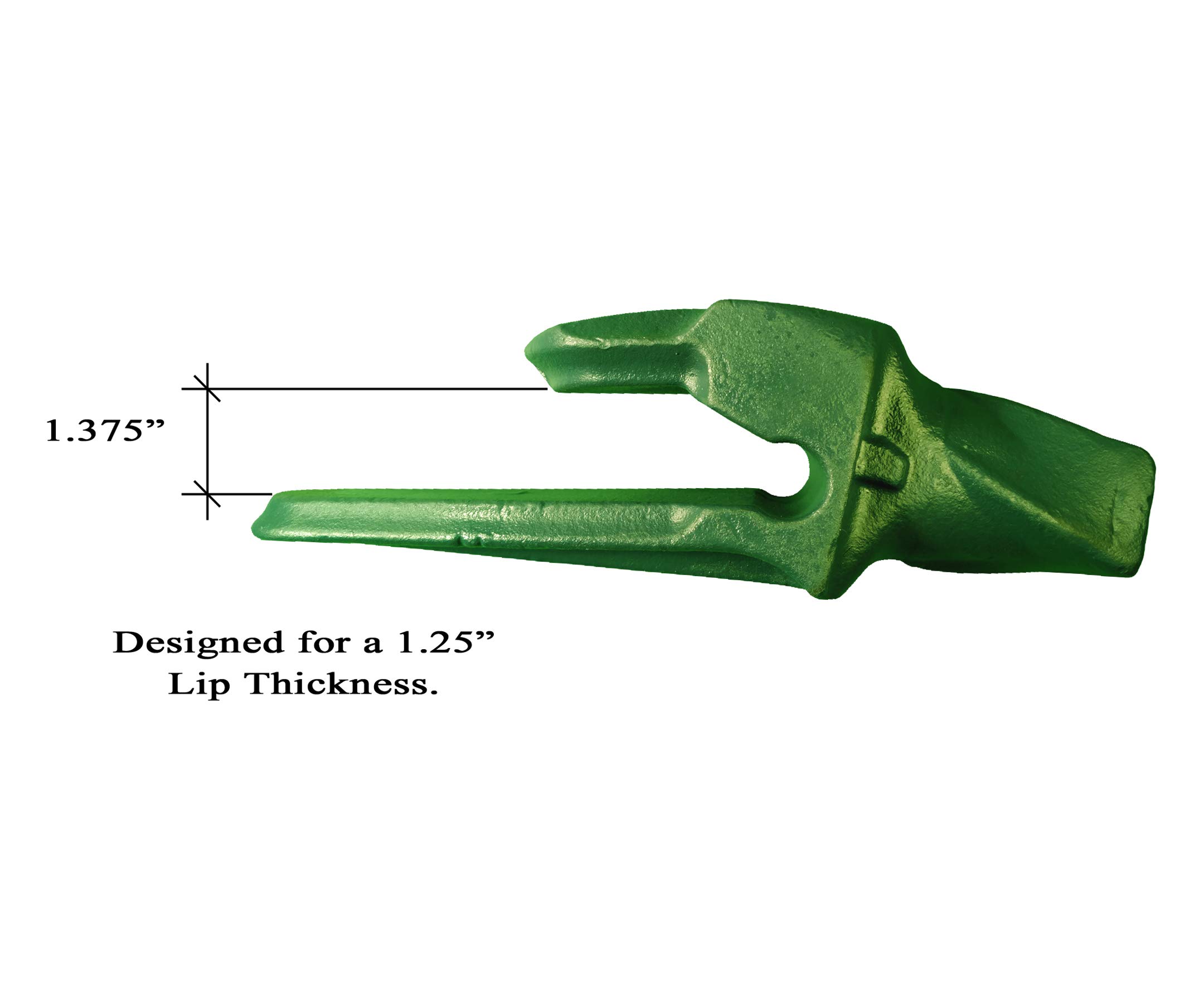 ESCO Super V Style Excavator Weld-On Bucket Shank Replacement - Fits 1.25