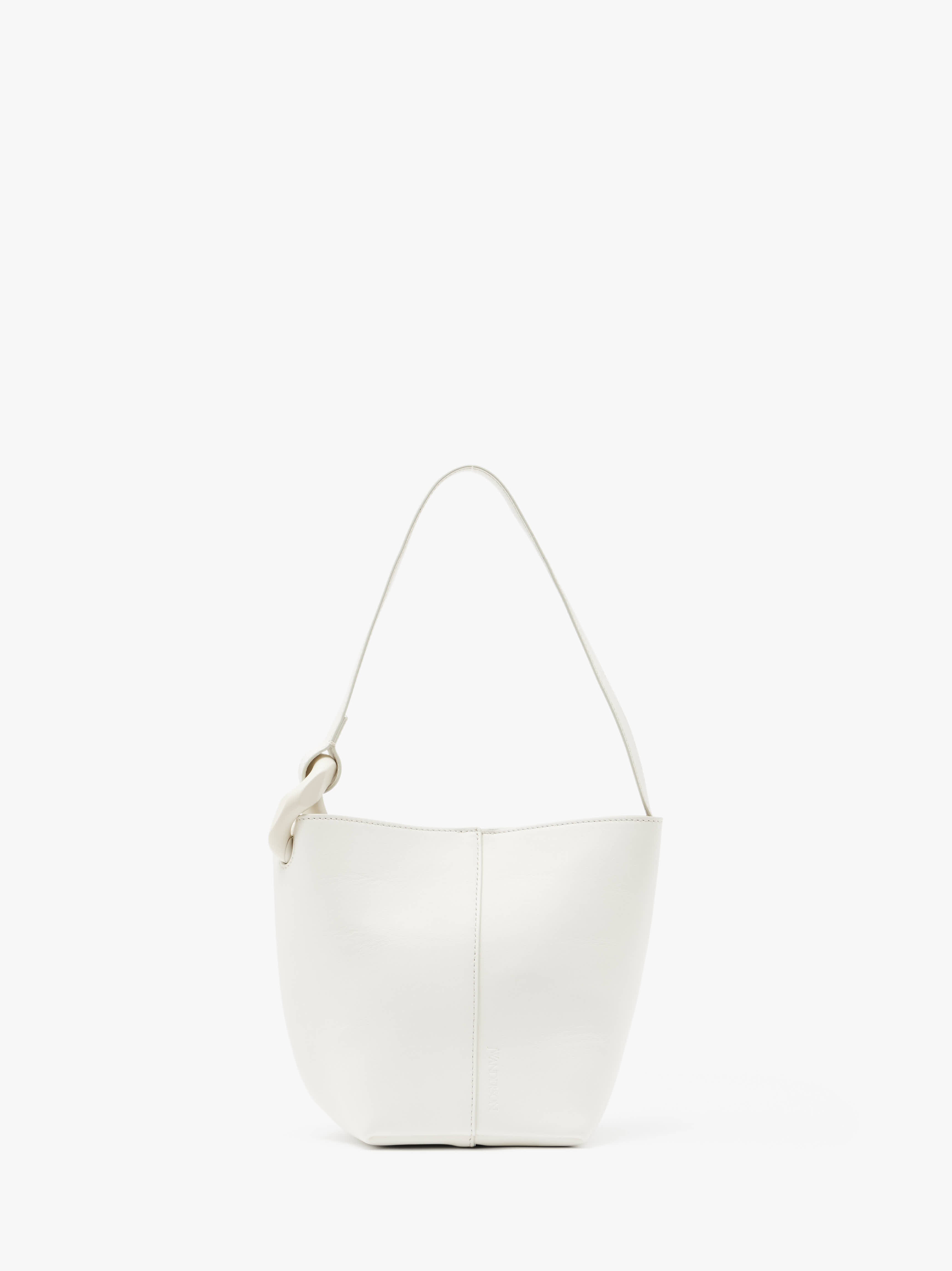 JWA Corner Small Bucket Bag in Off White | Stylish & Compact Handbag for Women | Perfect for Daily Use, Shopping & Travel | HB0706LA0351