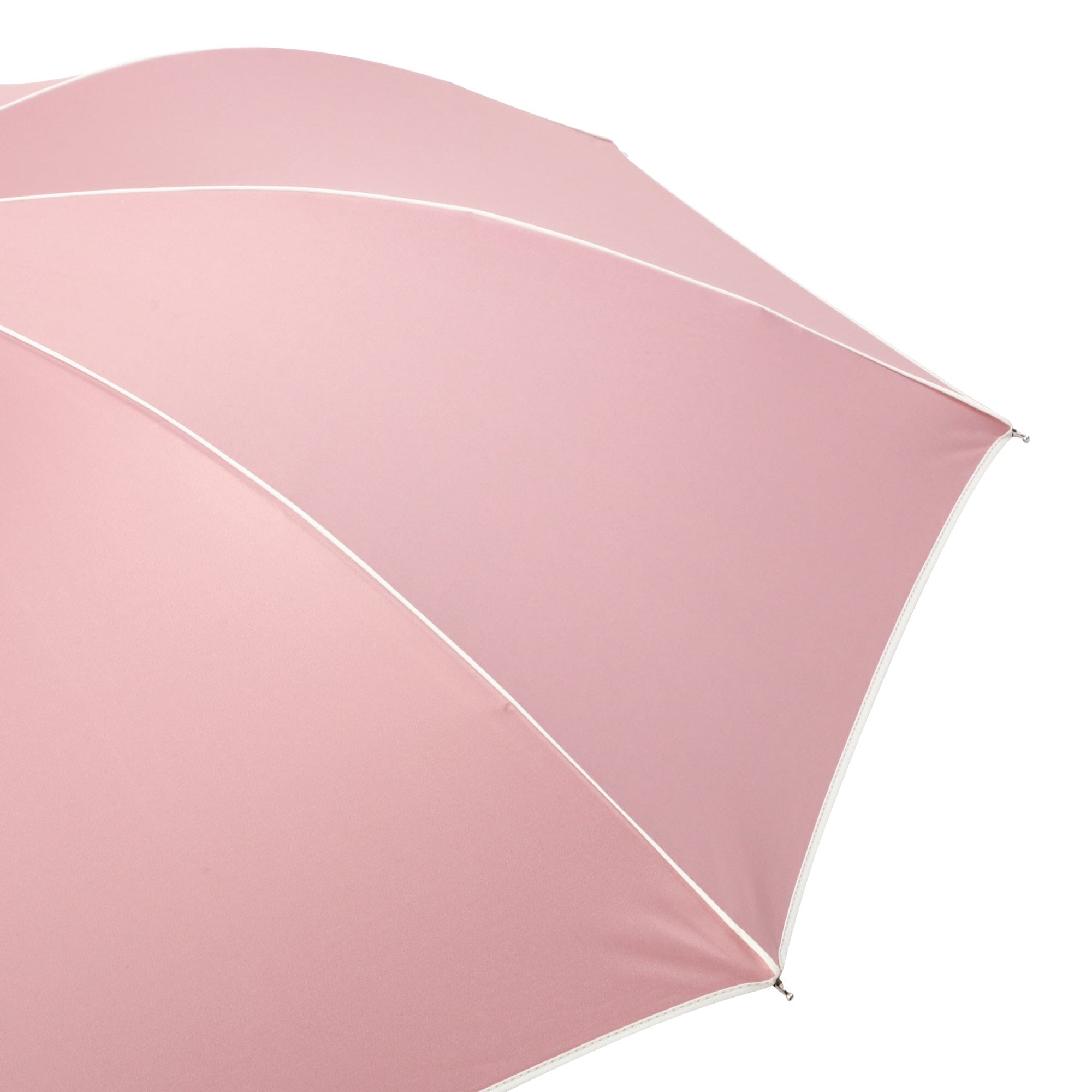 50cm Pink Blackout Piping Long Umbrella - UV Protection Windproof Compact Folding Travel Umbrella for Women, Perfect for Rainy Days, Beach, and Outdoor Activities