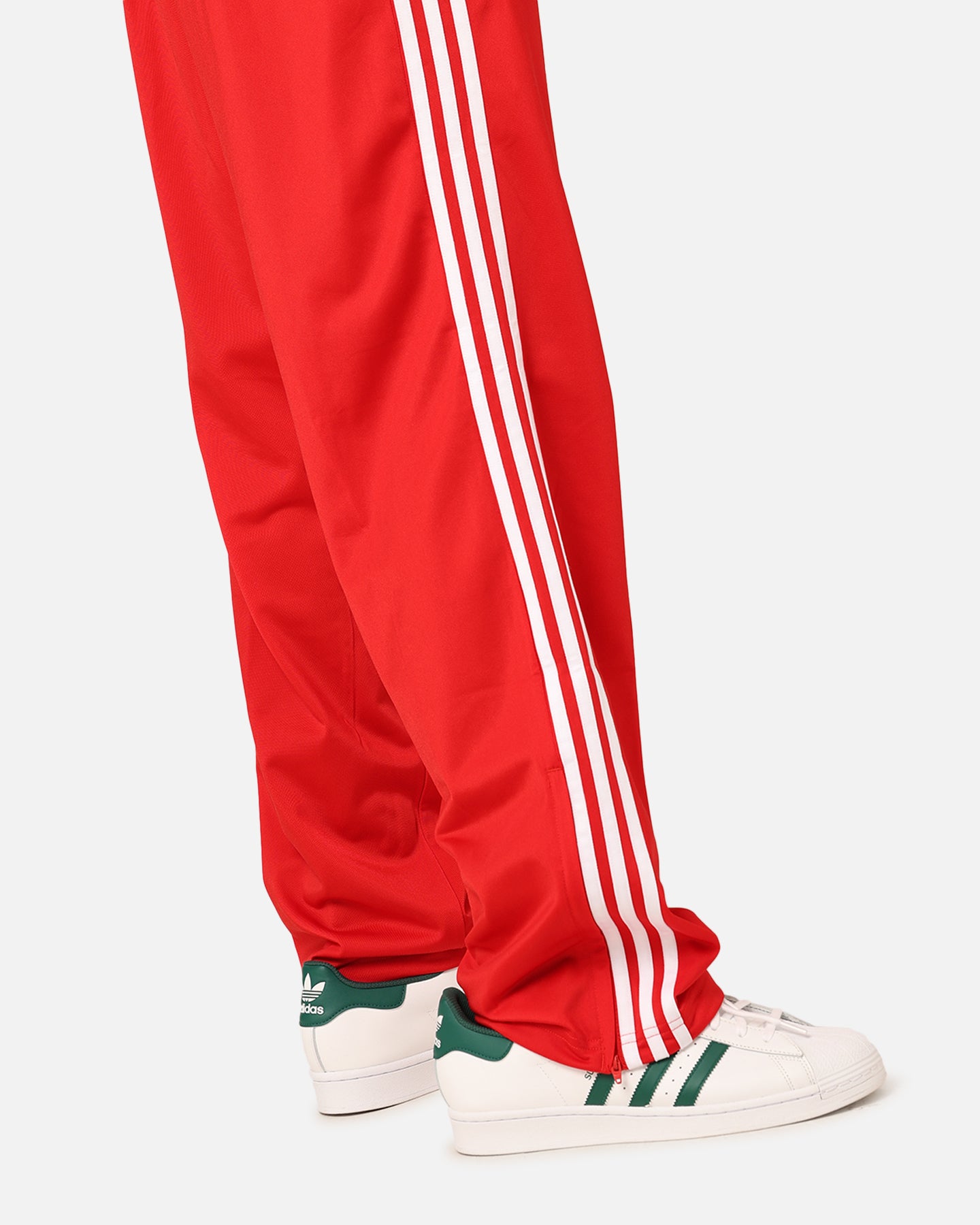 Adidas Adicolor Classics Firebird Track Pants - Better Scarlet/White - Men's Athletic Joggers for Running, Gym & Casual Wear