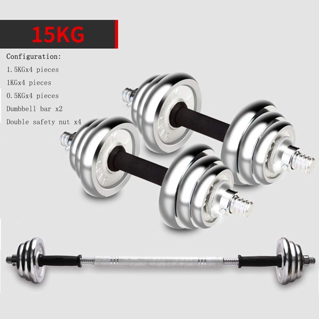 1. FHPEWXDG 2-in-1 Adjustable Dumbbell Set, Cast Iron Weight Lifting Barbell for Home Gym & Strength Training - Perfect for Beginners & Advanced Fitness Enthusiasts