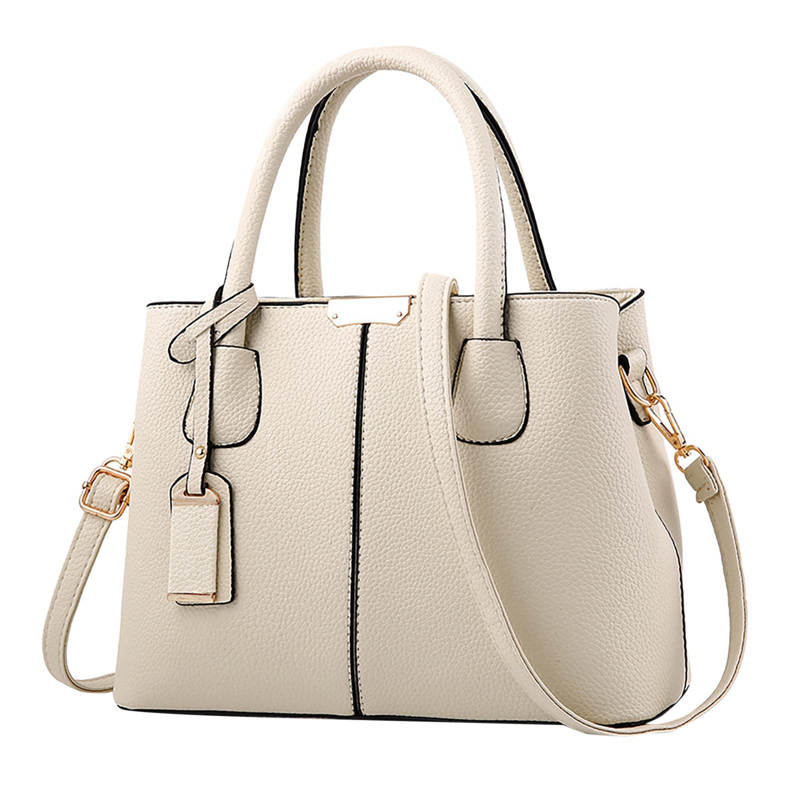Stylish Leather Tote Bag for Women - Roomy Fashion Shoulder Purse, Satchel Handbag - Perfect for Work, Travel & Daily Use