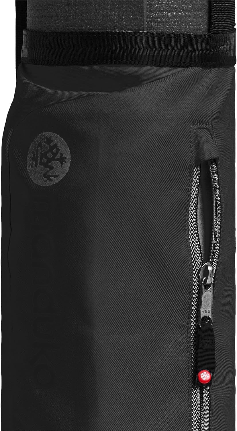 Manduka Go Play 3.0 Yoga Mat Bag - Black One Size | Premium Yoga Accessory for Travel & Studio Practice