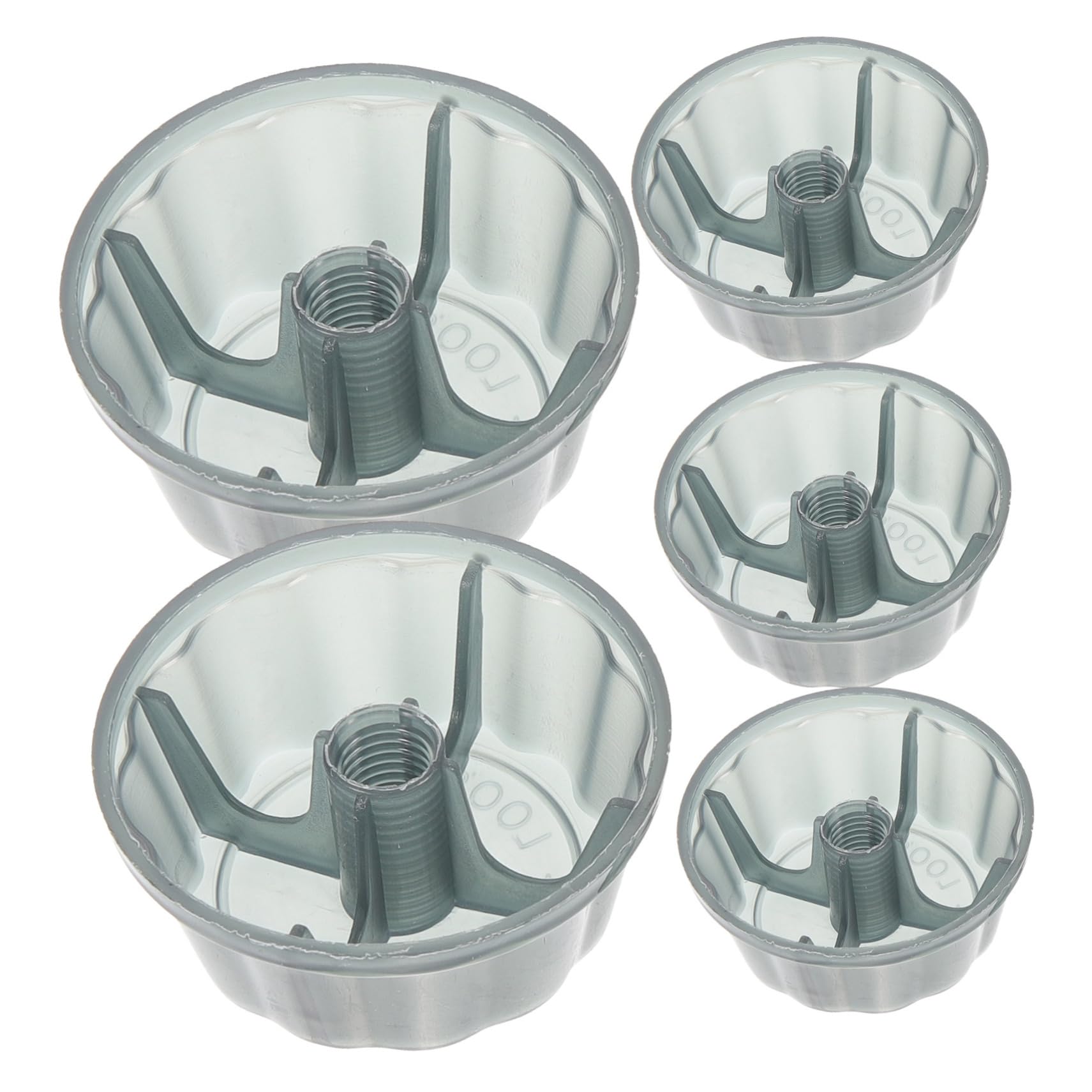 5pcs Fan Blade Nut Cover Replacement for Electric Table & Floor Pedestal Fans - Durable Accessories for Home, Office, and Outdoor Cooling