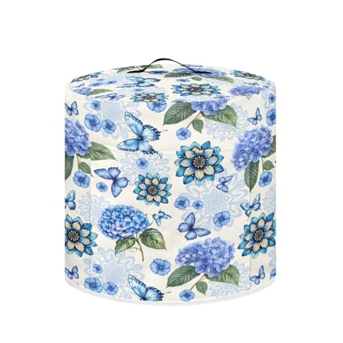 Butterfly Blue Mandala Hydrangea Floral