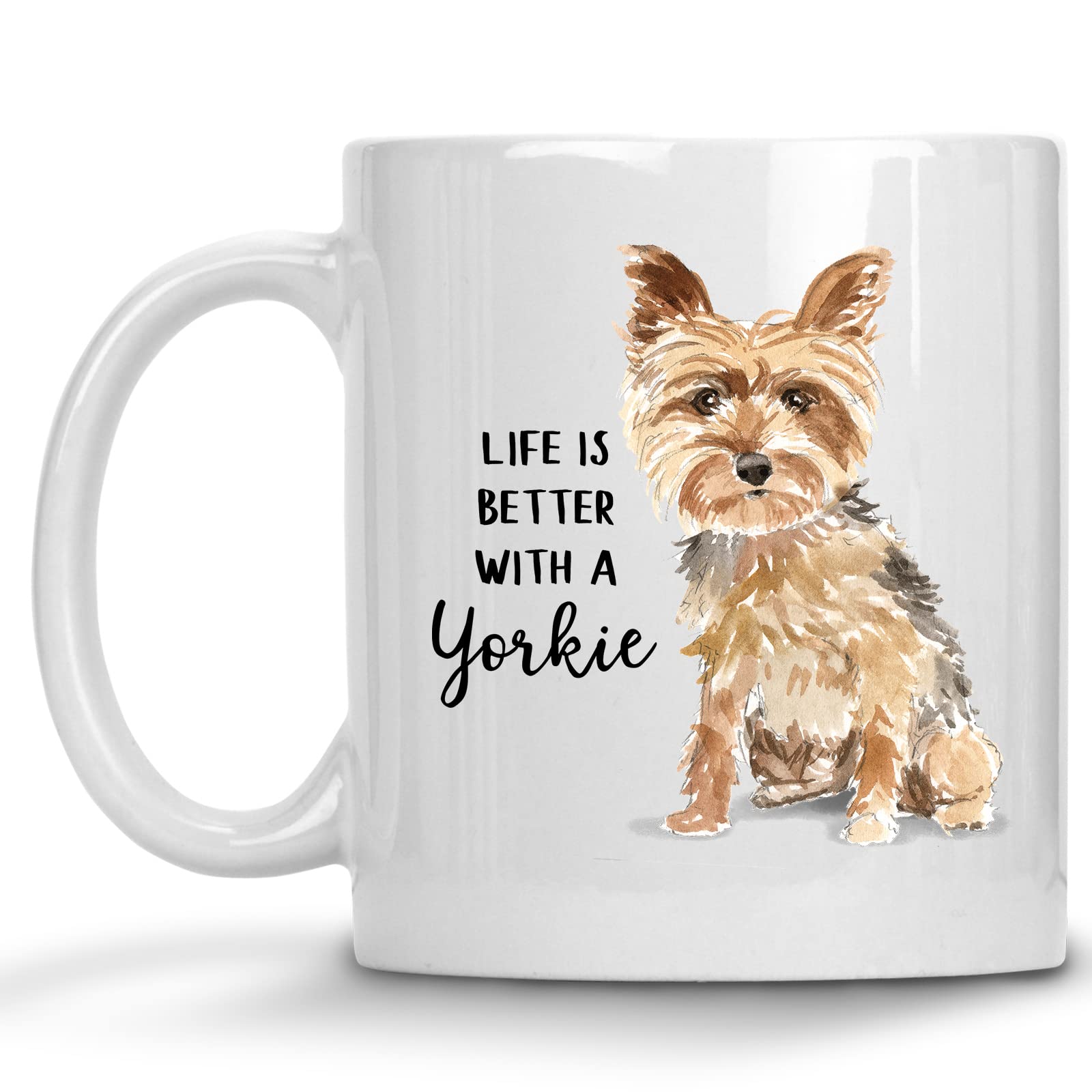 Yorkie Lover Coffee Mug - Yorkshire Terrier Dog Themed Ceramic Cup for Tea & Coffee | Perfect Gift for Dog Owners & Pet Lovers | Ideal for Home, Office & Gifts