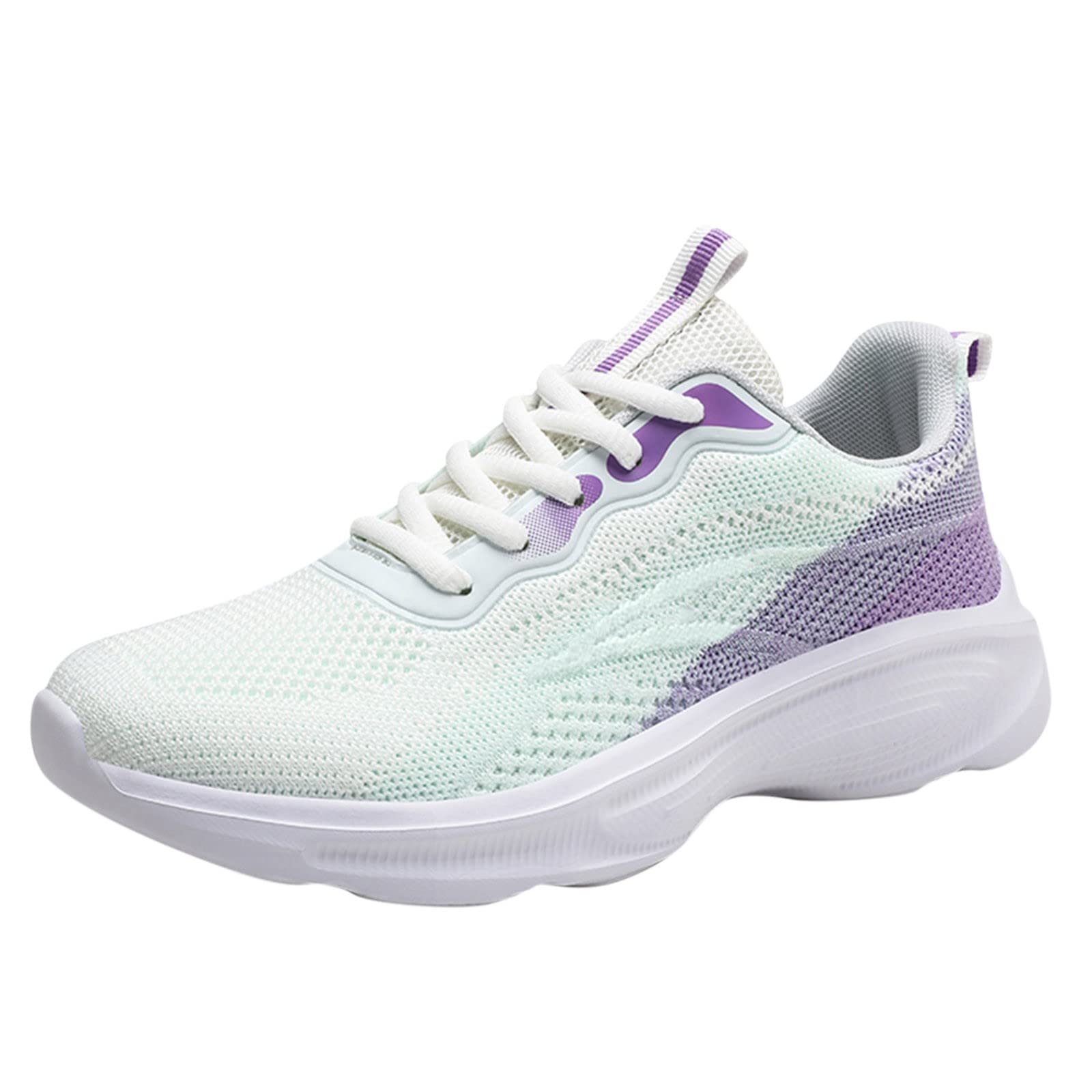 Women's Casual Sneakers - Non-Slip Comfortable Lightweight Walking Shoes with Breathable Mesh for Jogging, Gym & Everyday Wear | Fashionable Slip-On Athletic Shoes for Women