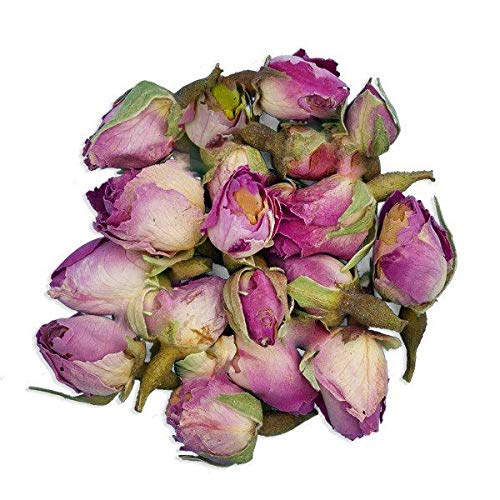 Premium Organic Pink Rose Buds - 50g (1.76oz) Dried Flowers for Tea, Baking, Bath & Aromatherapy | Perfect for DIY Gifts, Wedding Decor & Relaxation