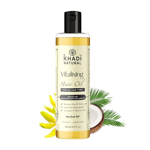 MG Vitalizing Hair Oil - 210ml, Natural Herbal Hair Treatment for Hair Growth, Repair & Shine | Nourishes Dry, Damaged Hair | Perfect for Daily Use, Styling & Scalp Massage